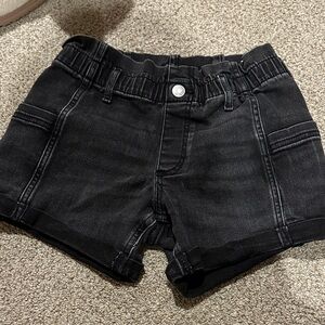 Abercrombie Kids Black Denim Shorts
